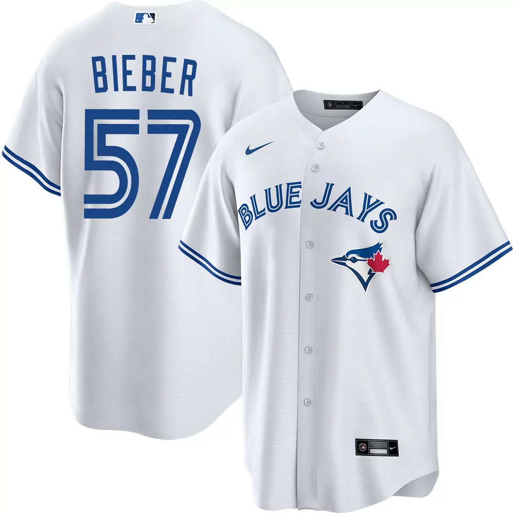 shane bieber toronto blue jays city connect limited jersey