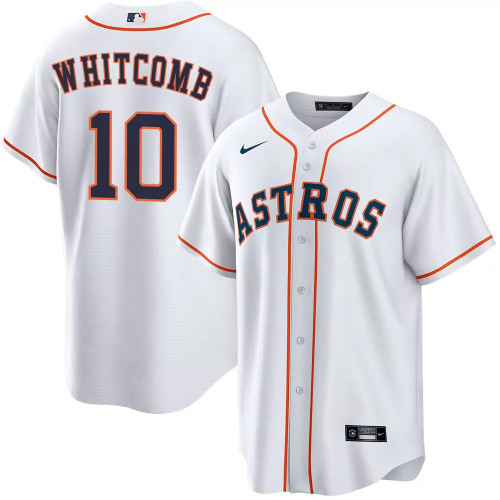 shay whitcomb houston astros alternate navy jersey