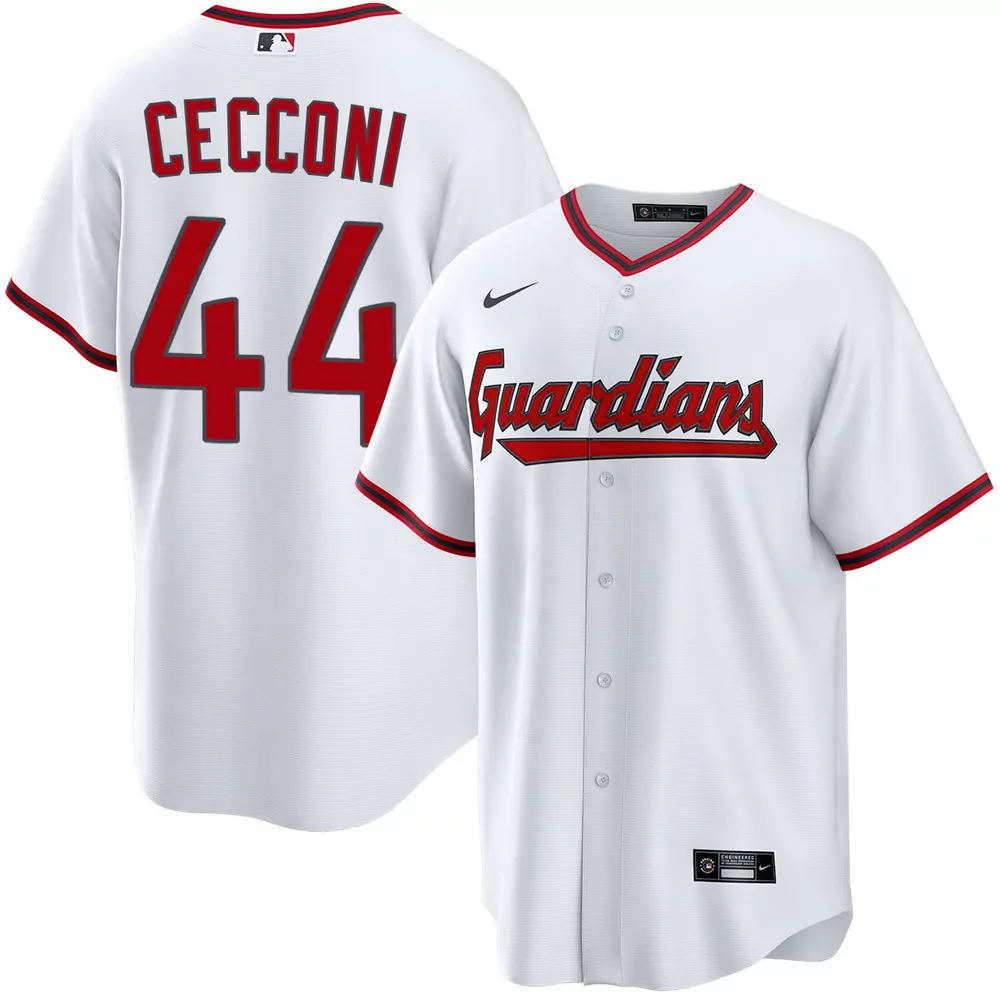 slade cecconi cleveland guardians alternate red jersey