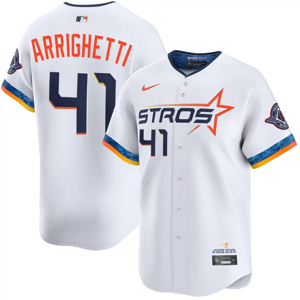 shay whitcomb houston astros home limited jersey