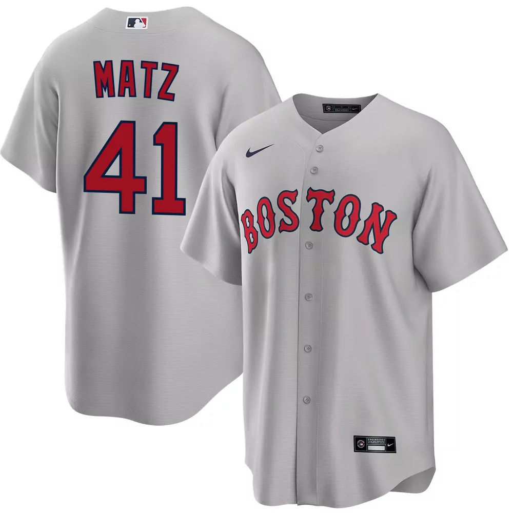 steven matz boston red sox home jersey