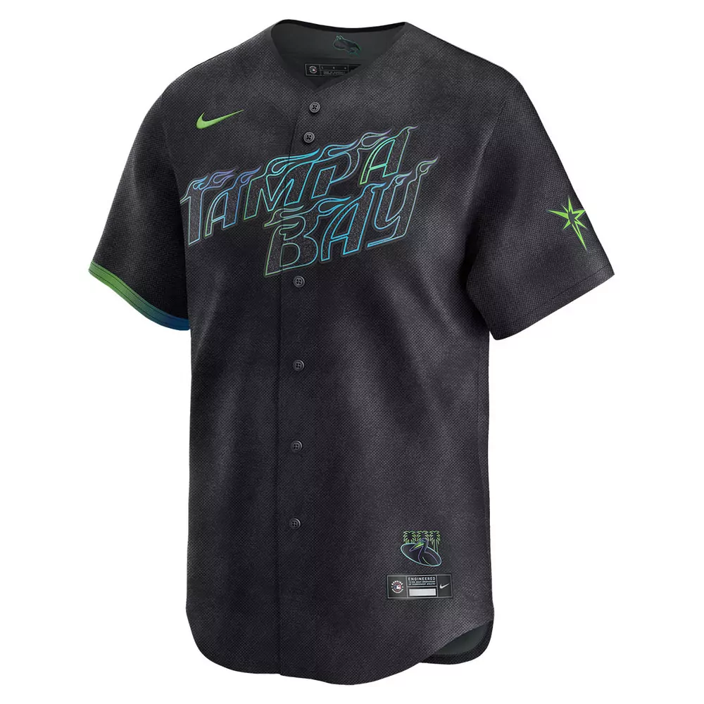 taj bradley tampa bay rays city connect limited jersey