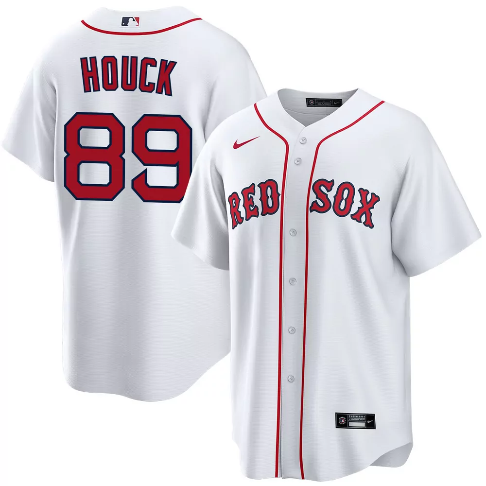 tanner houck boston red sox alternate red limited jersey