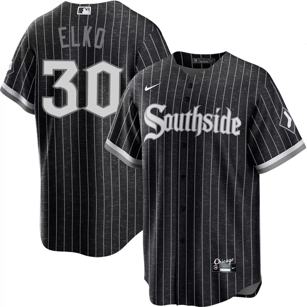 tim elko chicago white sox alternate white jersey