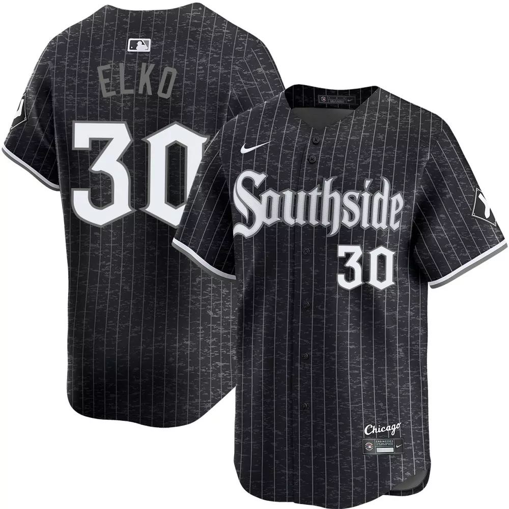 tim elko chicago white sox alternate white jersey
