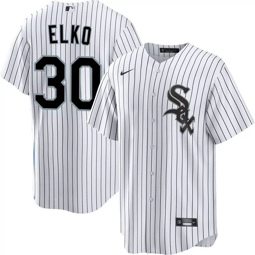 tim elko chicago white sox alternate white jersey
