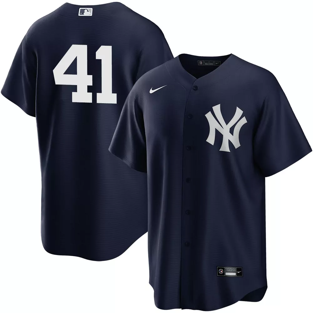 tim hill new york yankees alternate navy jersey
