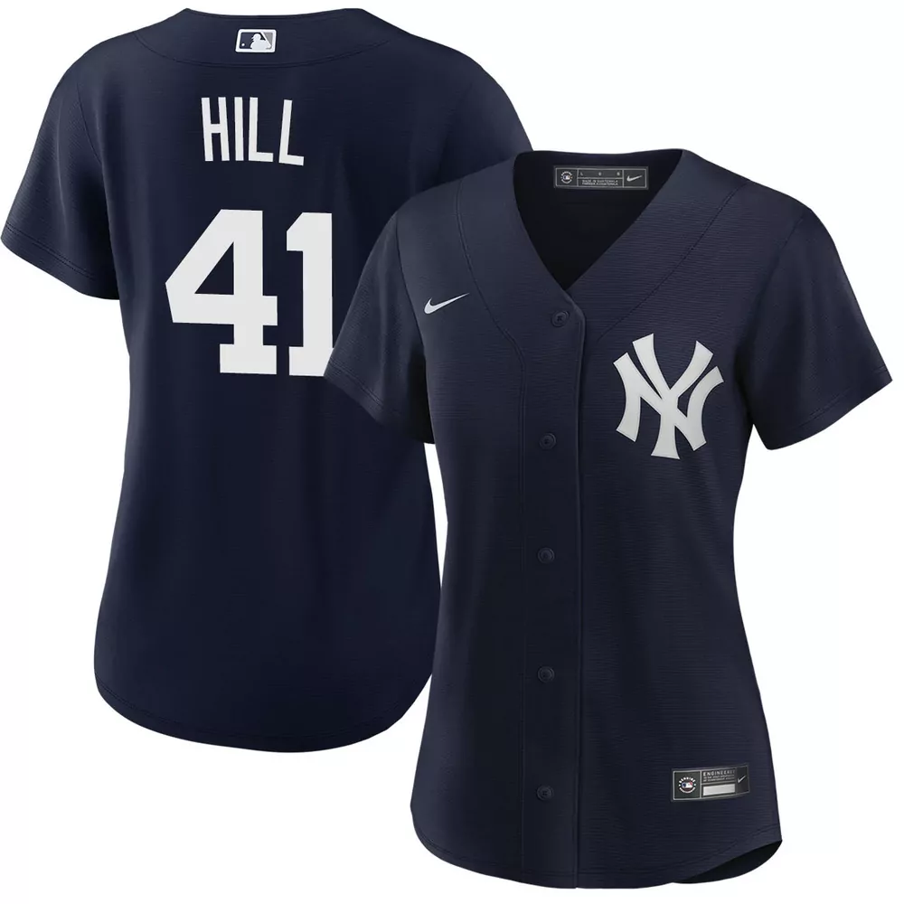 tim hill new york yankees road player jersey