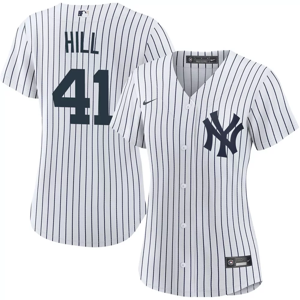tim hill new york yankees road player jersey