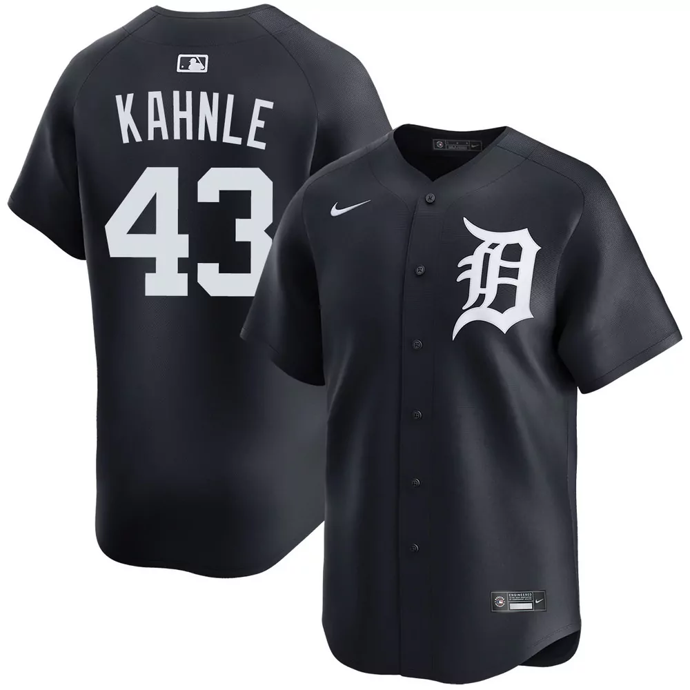 tarik skubal detroit tigers alternate navy jersey