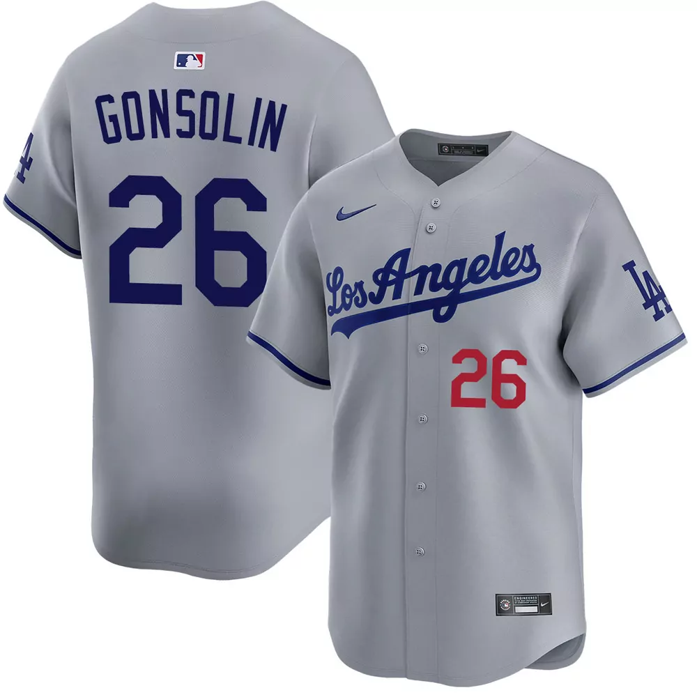 tony gonsolin los angeles dodgers home world series champions gold jersey