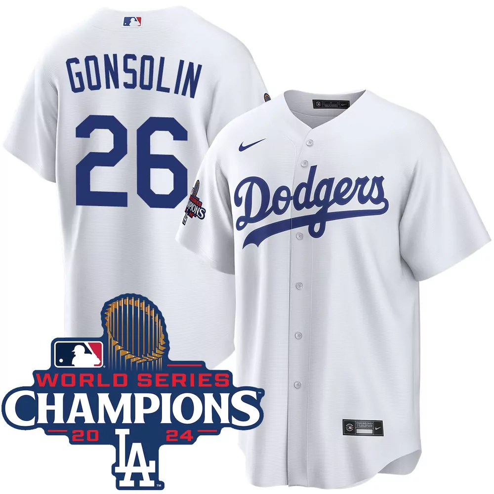 tony gonsolin los angeles dodgers youth home limited world series jersey