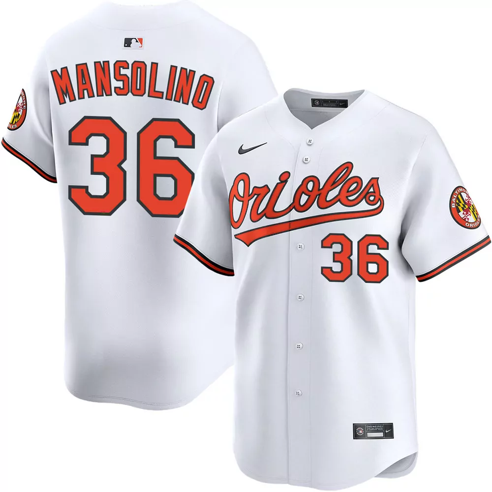 tony mansolino baltimore orioles alternate orange jersey