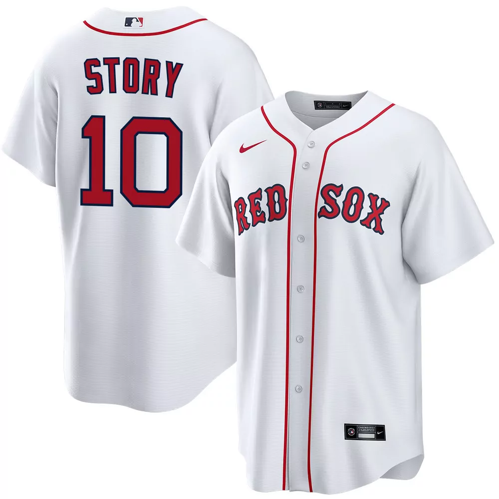 trevor story boston red sox alternate navy limited jersey