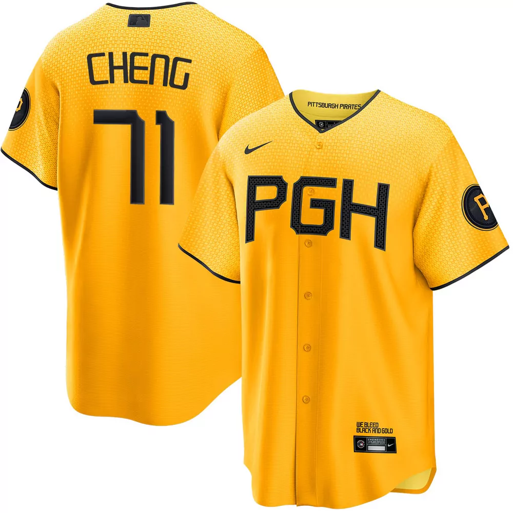 tsung che cheng pittsburgh pirates alternate home limited jersey