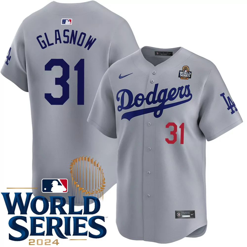 tyler glasnow los angeles dodgers alternate road limited world series champions jersey