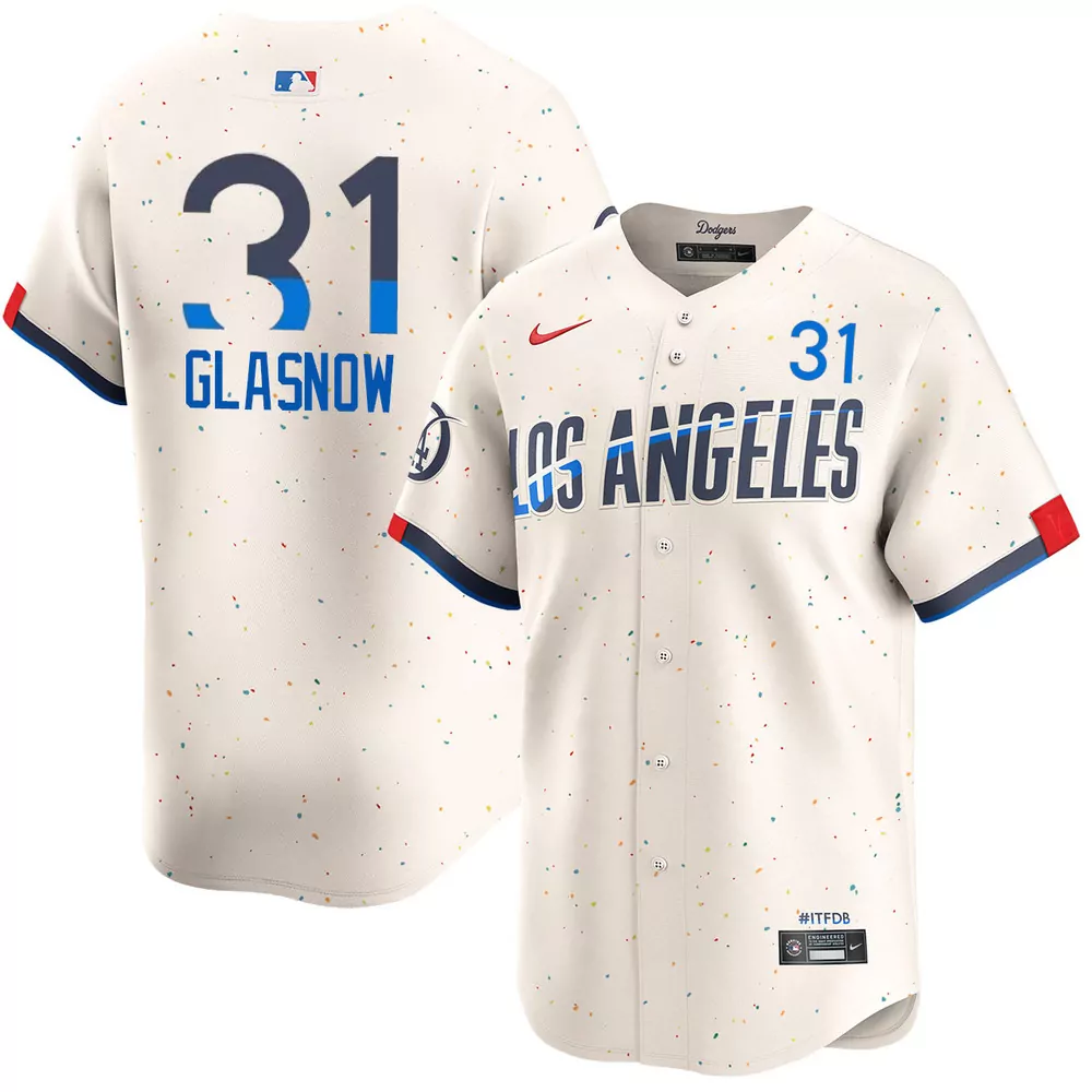 tyler glasnow los angeles dodgers black lights out jersey