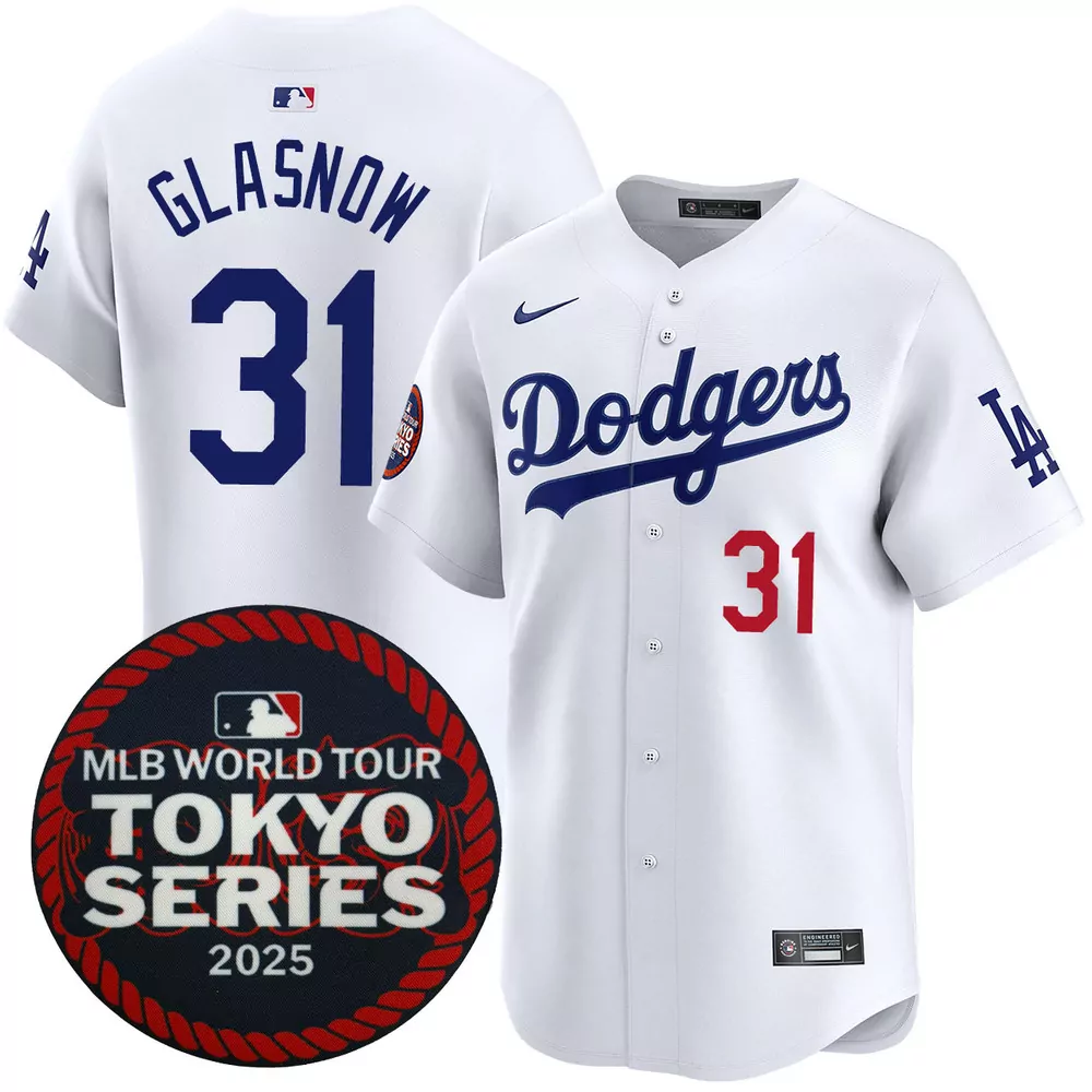 tyler glasnow los angeles dodgers black lights out jersey