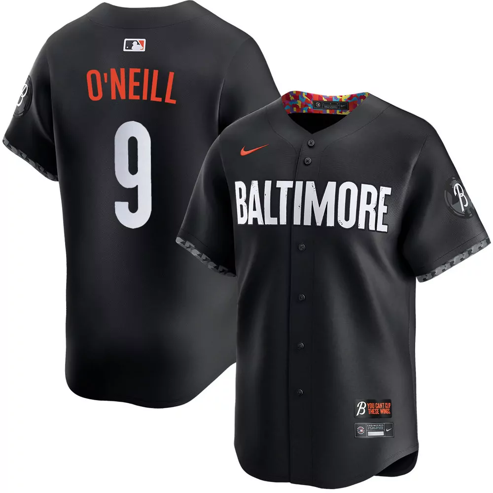 tyler o neill baltimore orioles alternate orange limited jersey