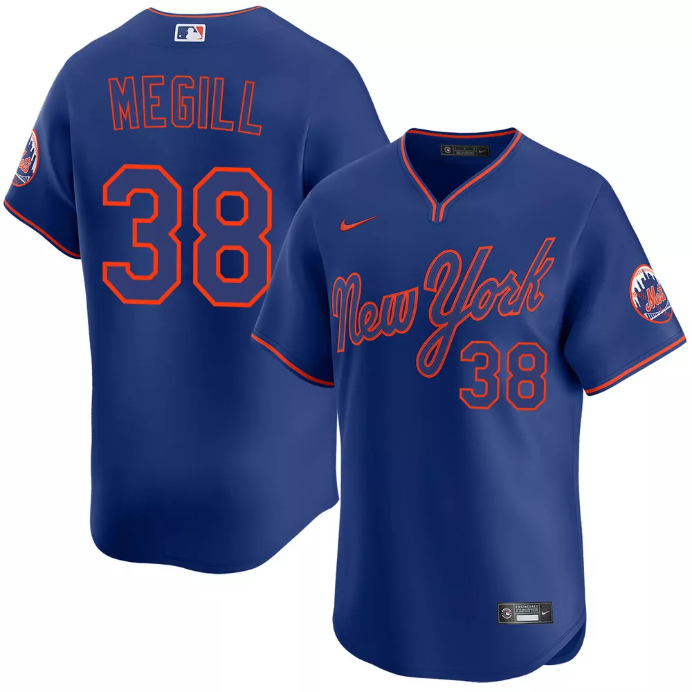 tylor megill new york mets alternate black limited jersey