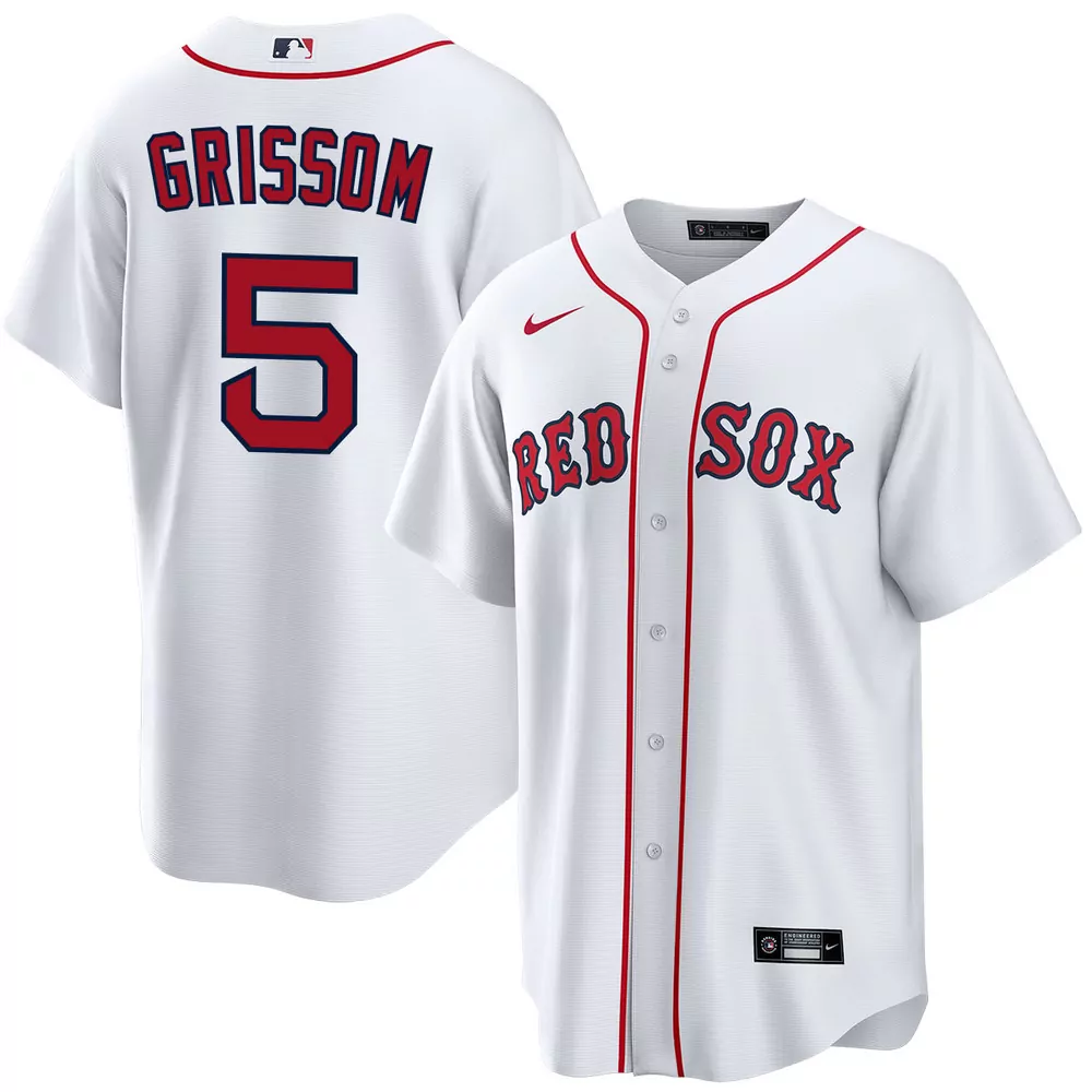 vaughn grissom boston red sox alternate red jersey