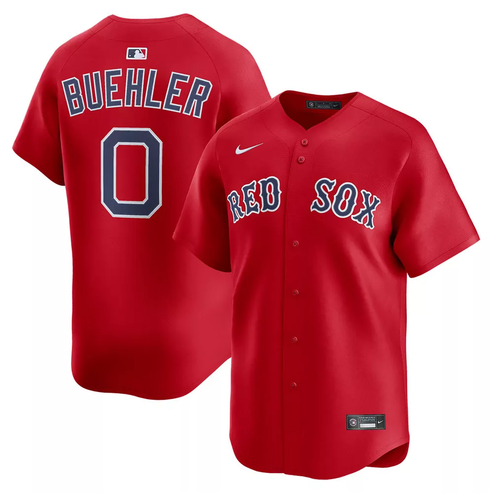 walker buehler boston red sox alternate navy jersey