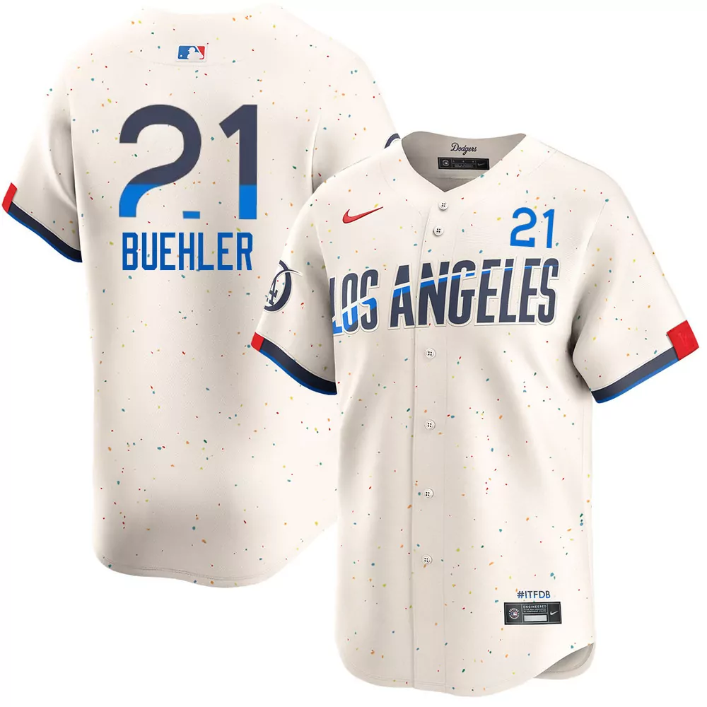 walker buehler los angeles dodgers alternate road limited world series jersey