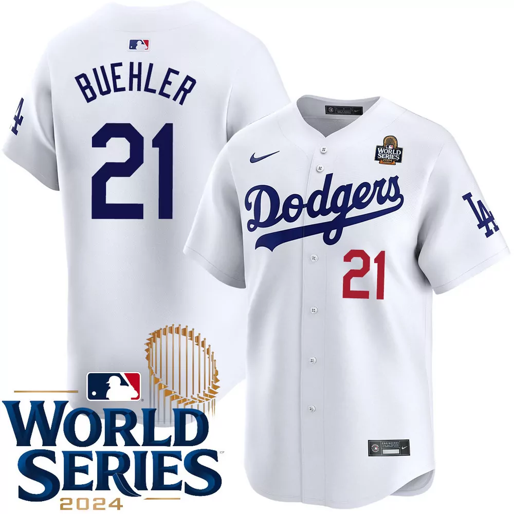 walker buehler los angeles dodgers home 2025 gold collection limited jersey
