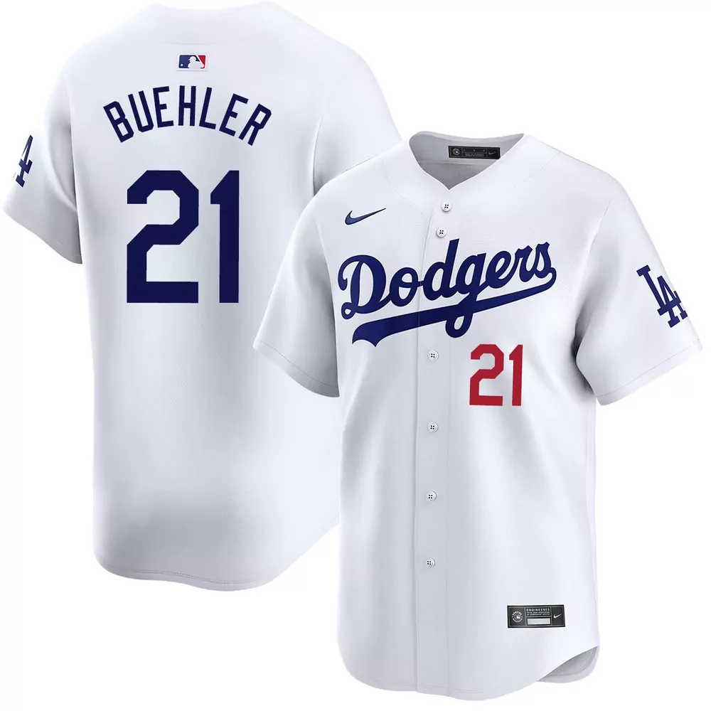 walker buehler los angeles dodgers royal alternate jersey
