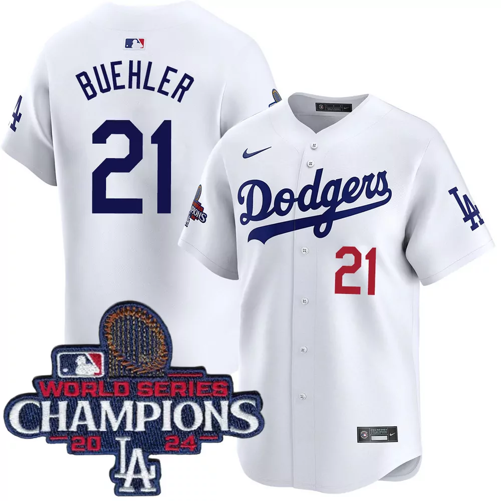walker buehler los angeles dodgers royal alternate jersey