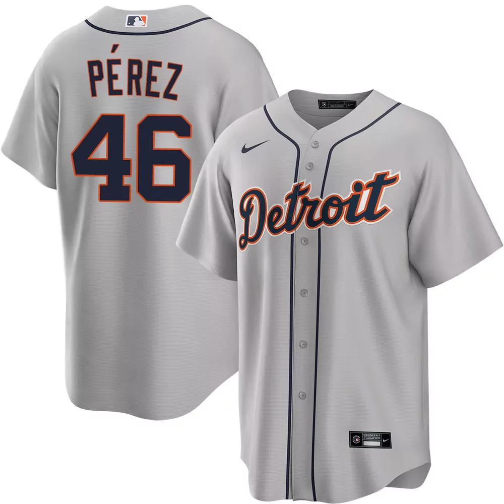 wenceel perez detroit tigers home jersey