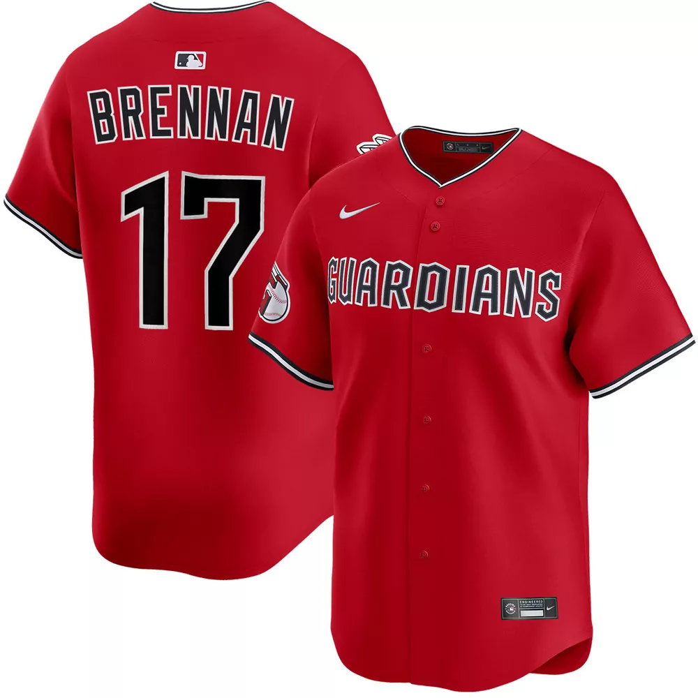 will brennan cleveland guardians alternate navy jersey