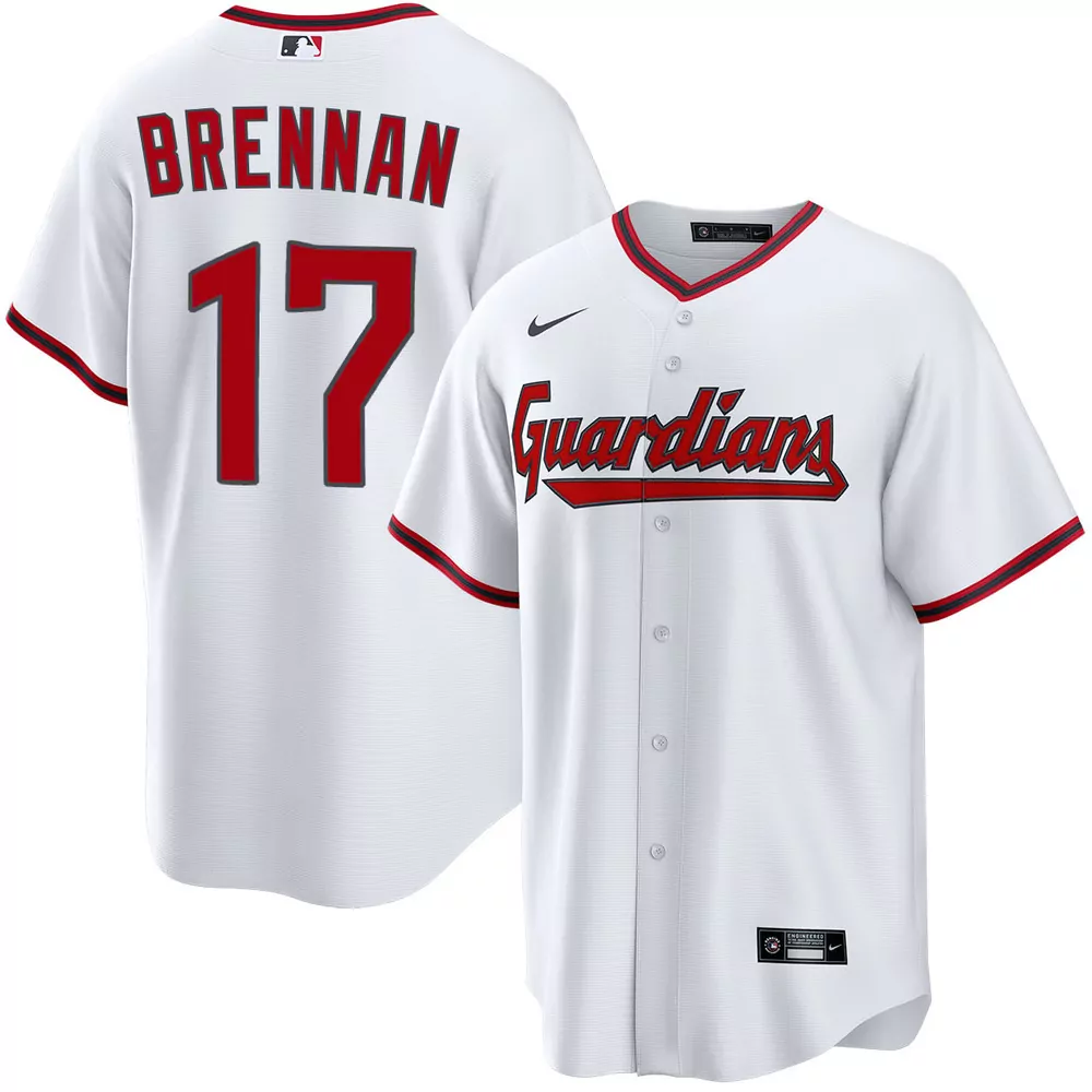 will brennan cleveland guardians alternate navy jersey