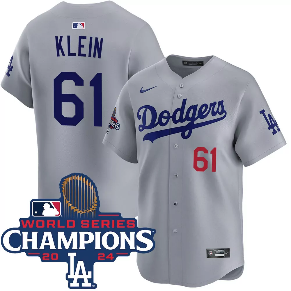 walker buehler los angeles dodgers youth home world series champions jersey