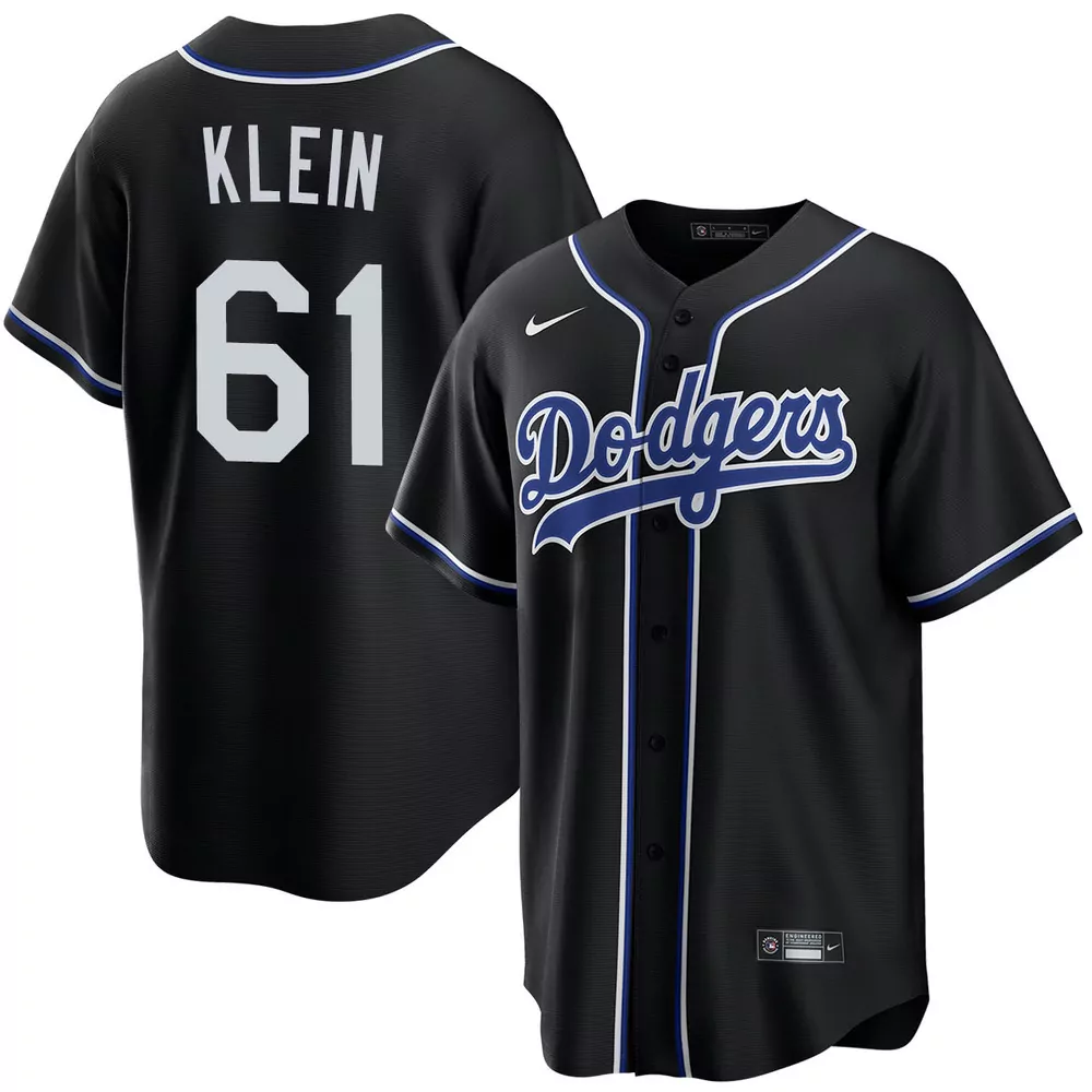 will klein los angeles dodgers alternate royal limited jersey
