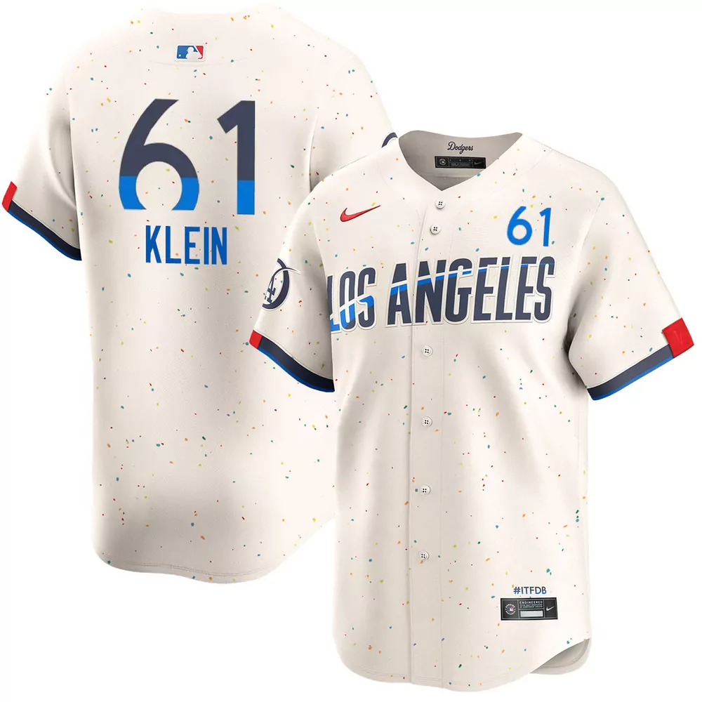 will klein los angeles dodgers alternate royal limited jersey