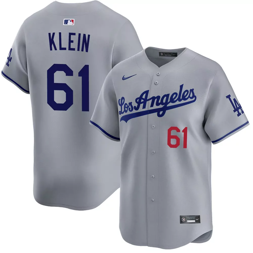 will klein los angeles dodgers home world series champions jersey