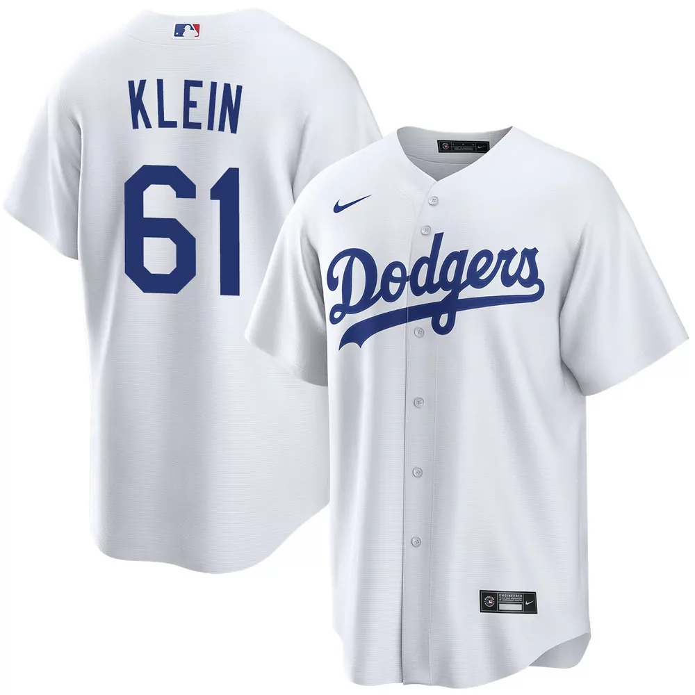 will klein los angeles dodgers home world series champions jersey