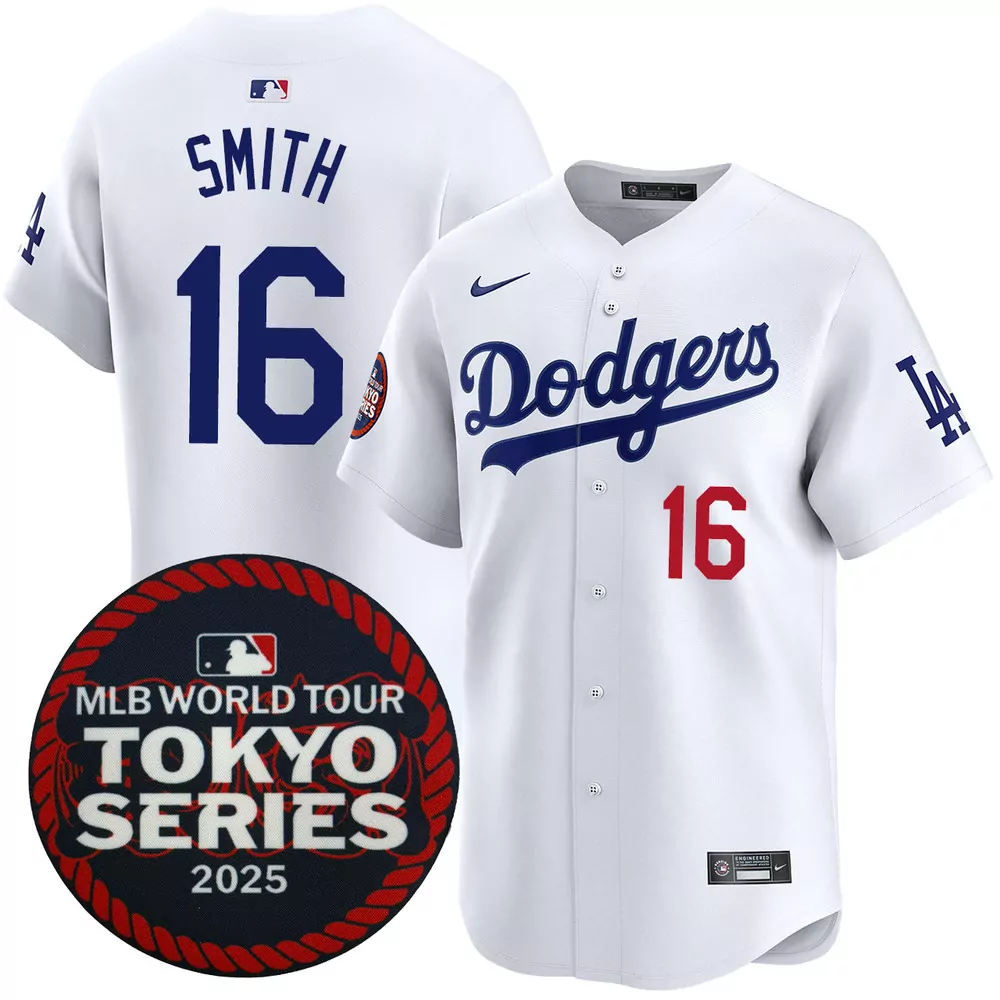 will smith los angeles dodgers black lights out jersey