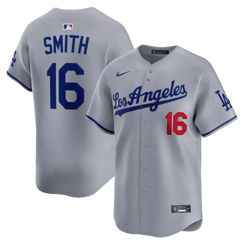 will smith los angeles dodgers home world series champions jersey