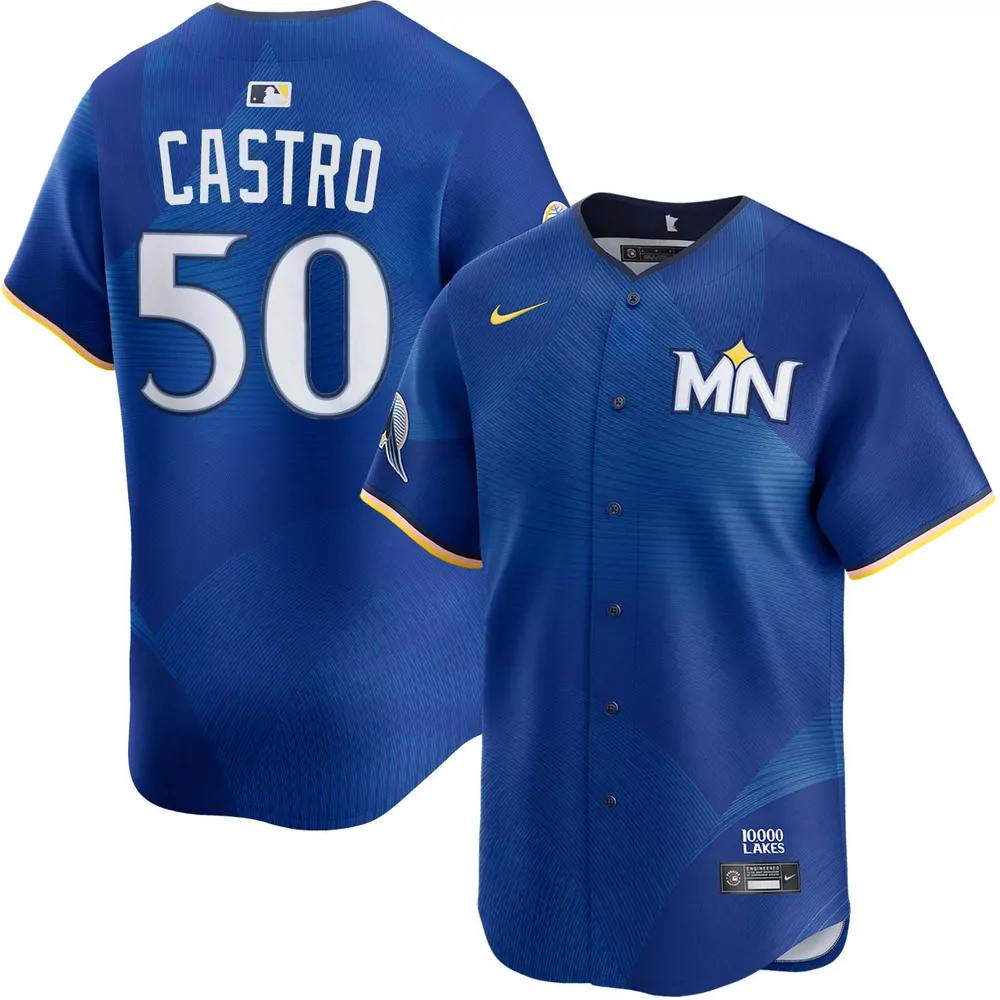 willi castro minnesota twins alternate navy limited jersey