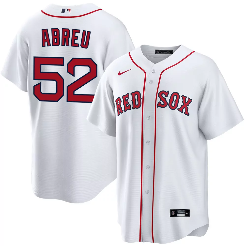wilyer abreu boston red sox alternate red limited jersey