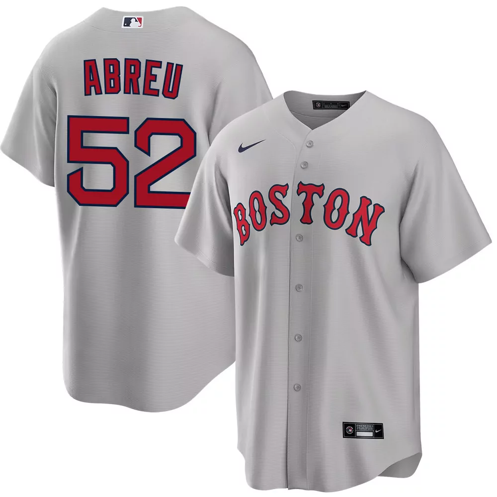 wilyer abreu boston red sox home player jersey
