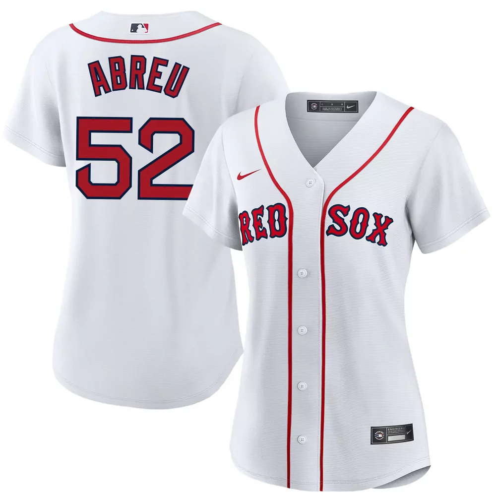 wilyer abreu boston red sox home player jersey