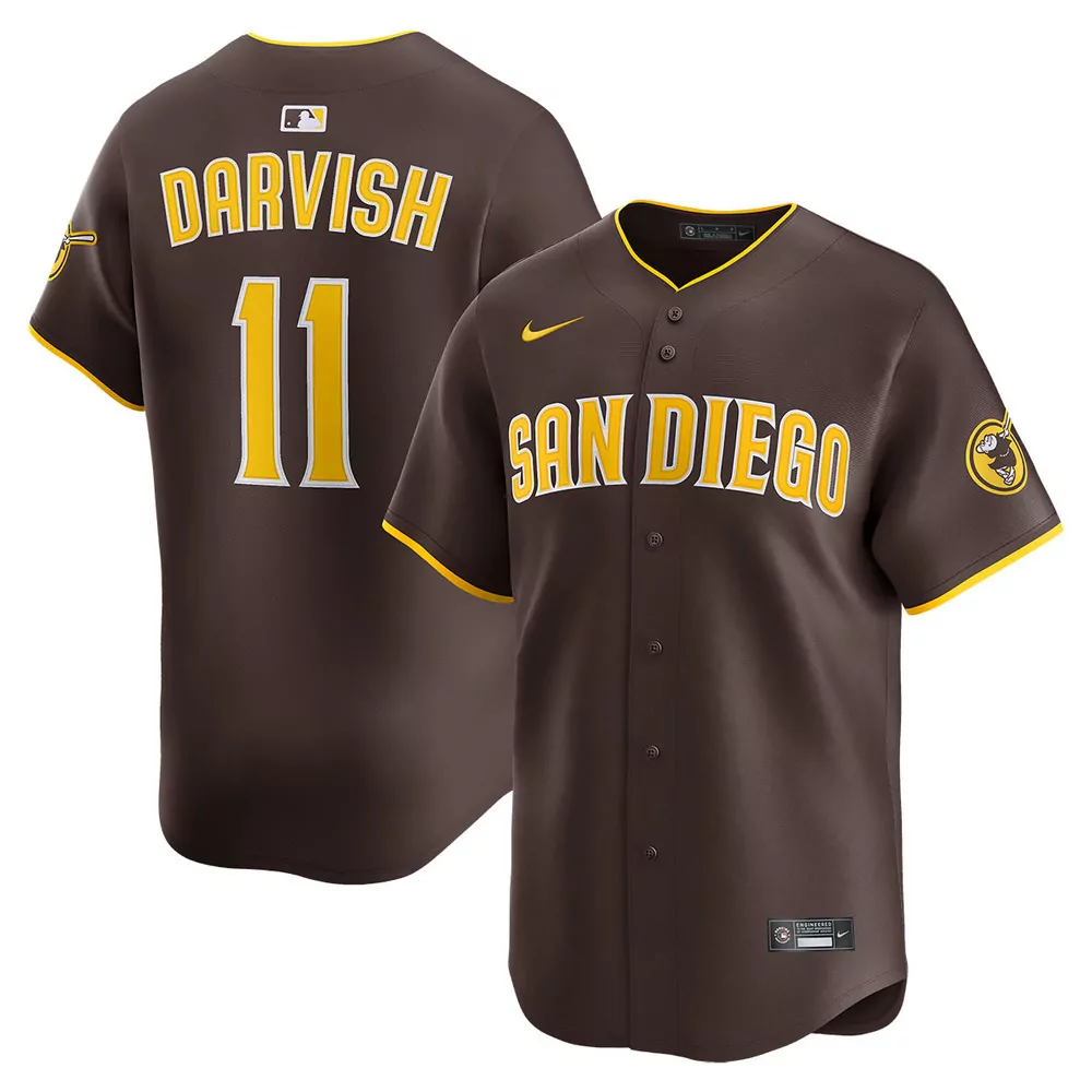 yu darvish san diego padres home limited jersey