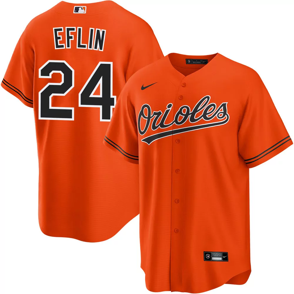 zach eflin baltimore orioles alternate black jersey