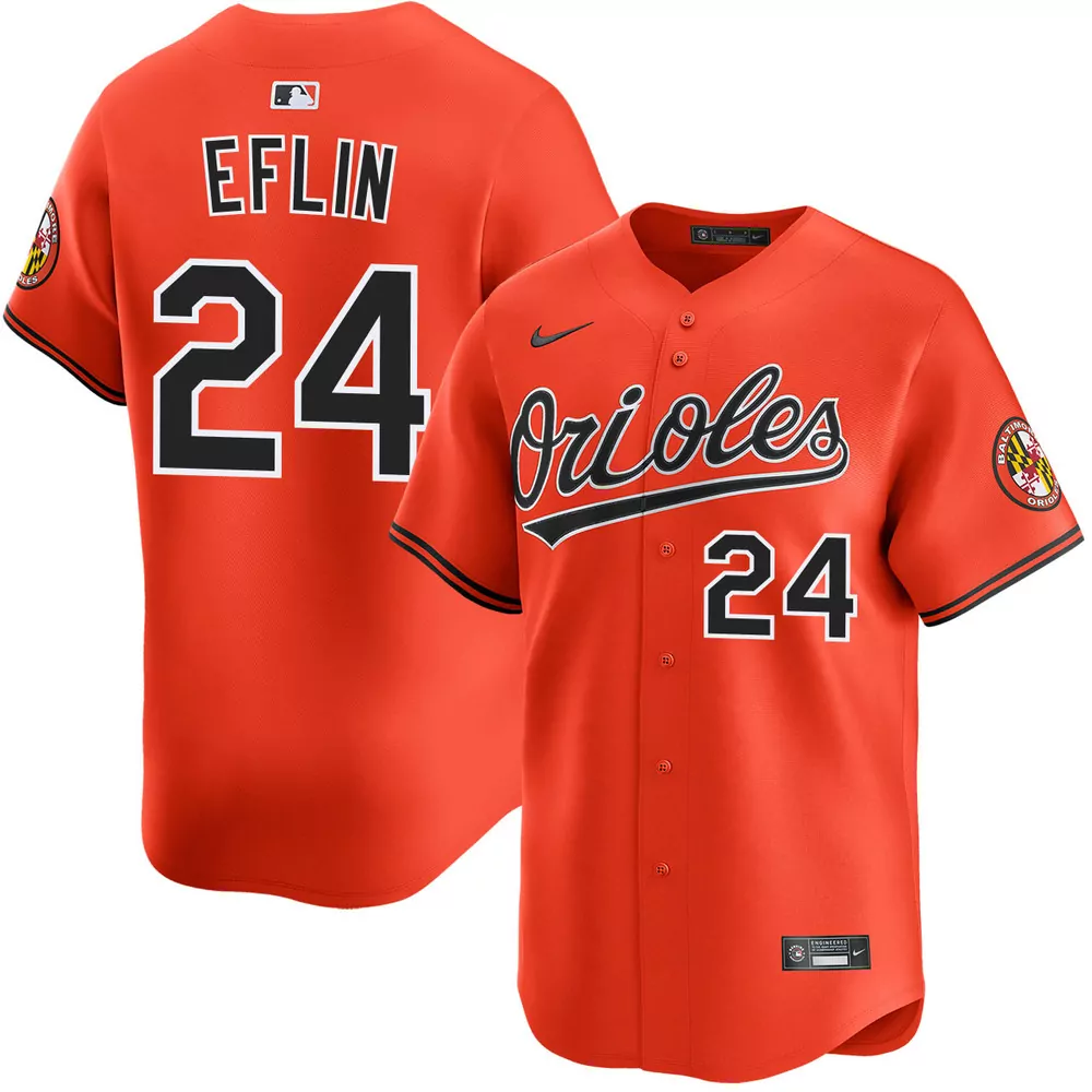 zach eflin baltimore orioles alternate black jersey