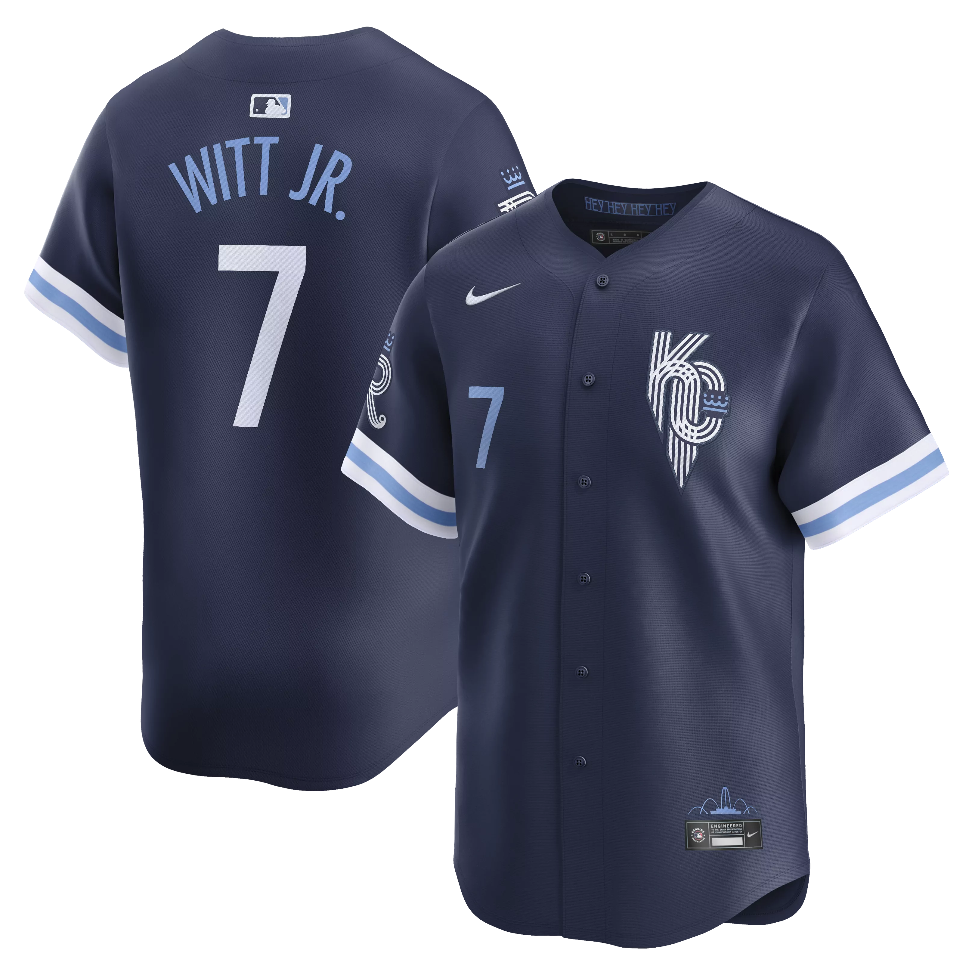 bo jackson kansas city royals city connect retired player jersey navy
