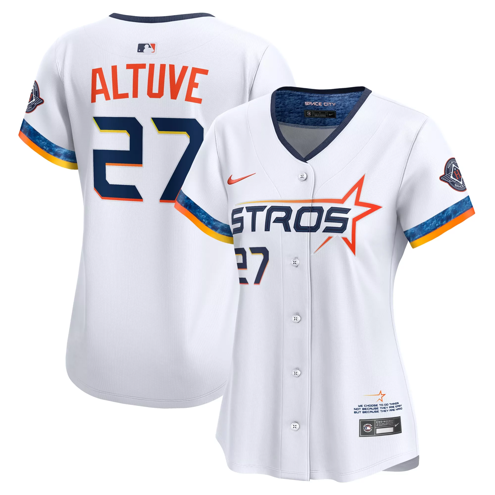 jose altuve houston astros 2025 city connect elite player jersey white