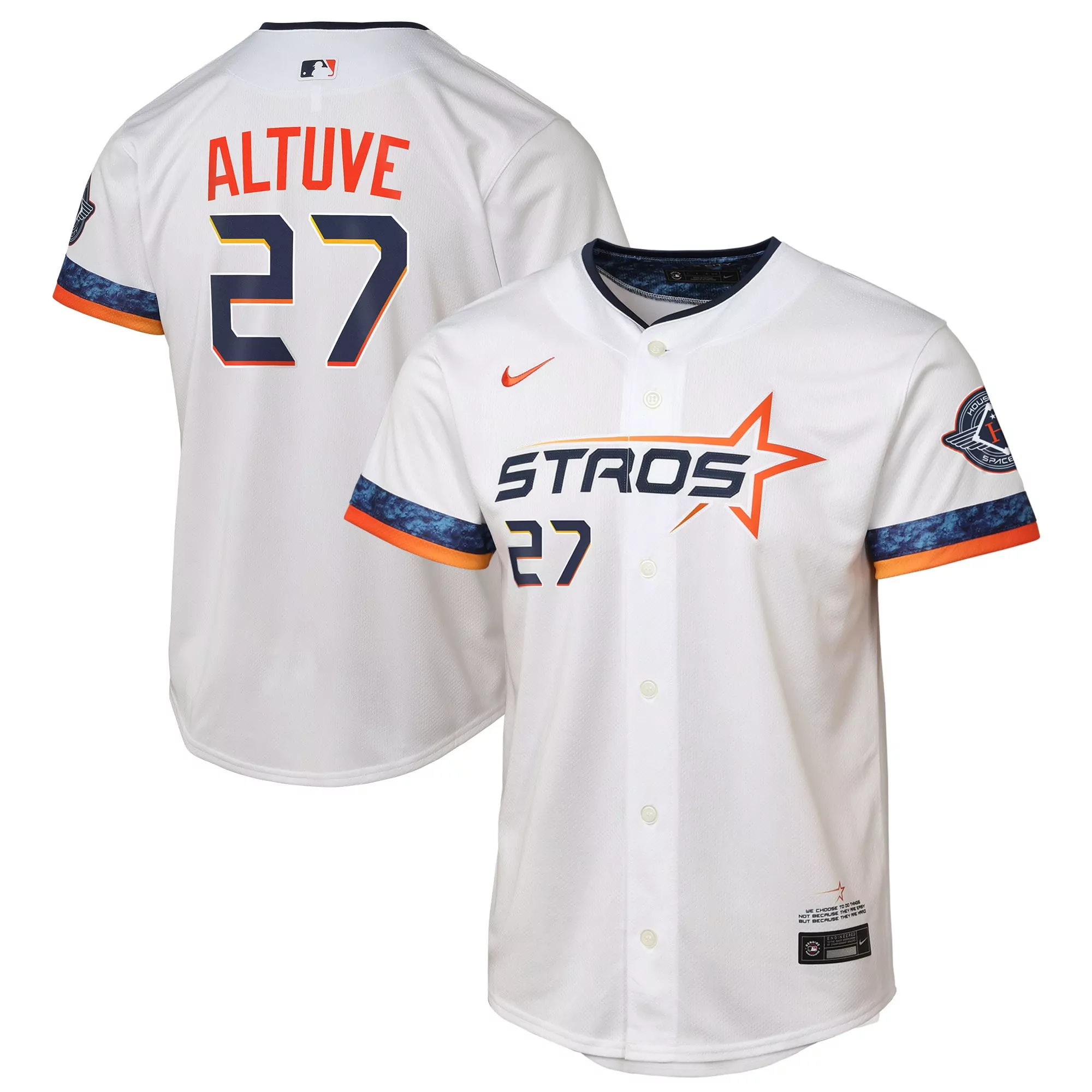 jose altuve houston astros 2025 city connect elite player jersey white